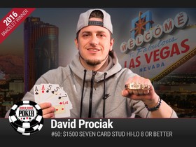 WSOP 2016: David Prociak Keeps a Polar Bear-Dressed Brandon Shack-Harris At Bay To Win Event #60