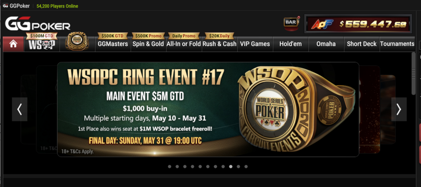 Massive Weekend Ahead on GGPoker as $100 Million WSOP Super Circuit Series Climaxes Sunday