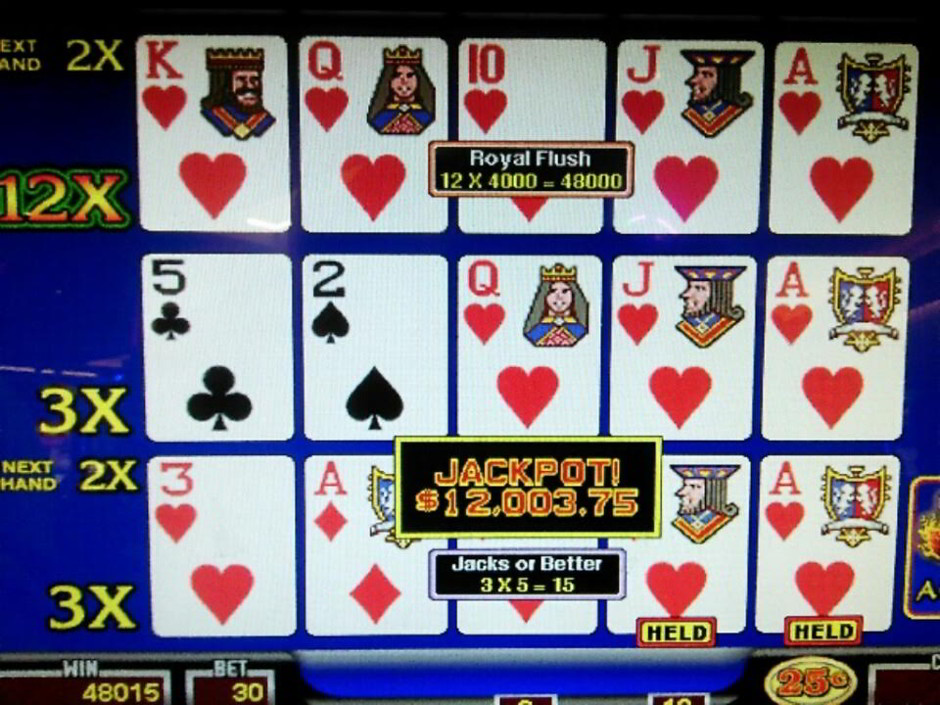 2020 video poker jackpots