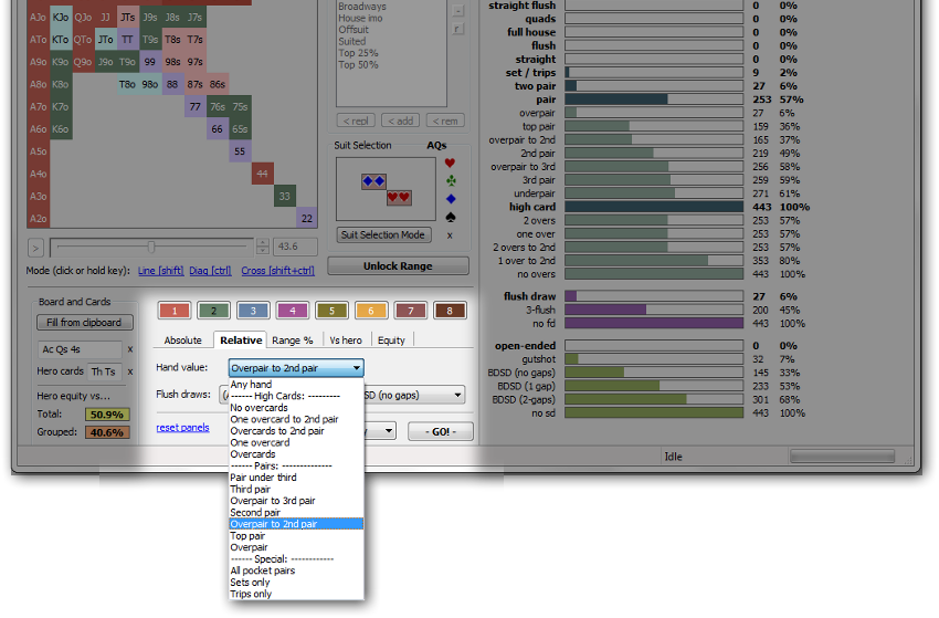 Advanced auto-selection